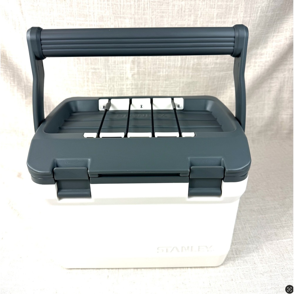 Stanley Adventure Cooler 7QT White Charcoal Grey Excellent Insulated Lunch Box